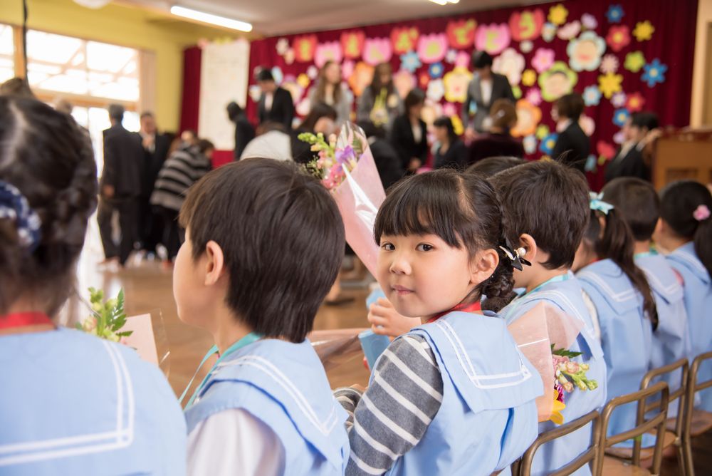 幼稚園の卒園式