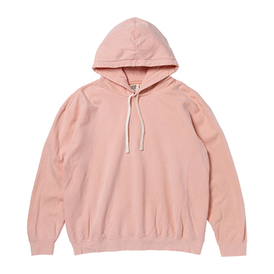 CC1467 6.4oz ガーメントダイ ライトウェイト フーデッド スウェットシャツ